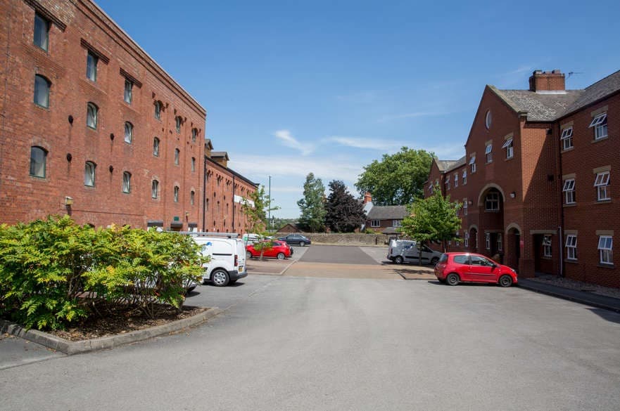 The Maltings – maltings phase 2 left and phase 1 right